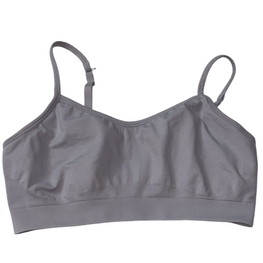NWOT Athleta Gray Women's Sports Bra, Size Medium